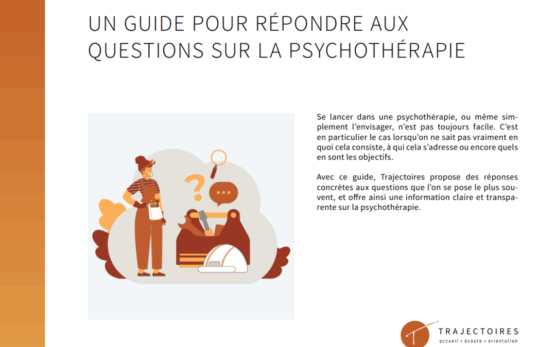 Un guide pour répondre aux questions sur la psychothérapie